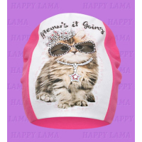 "Happy Lama" шапка двухслойная "MEOW" "Happy Lama" шапка двухслойная "MEOW"